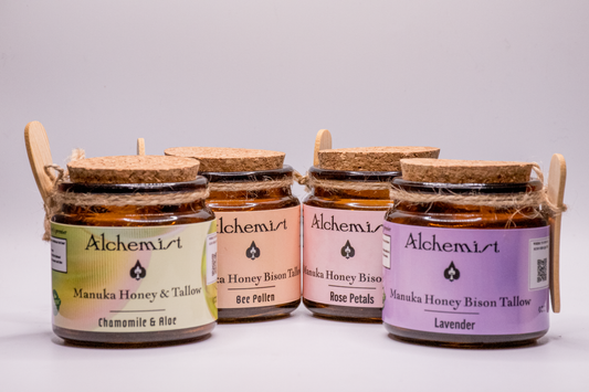 Beef Tallow / Bison Tallow Manuka Honey Whipped cream 4oz